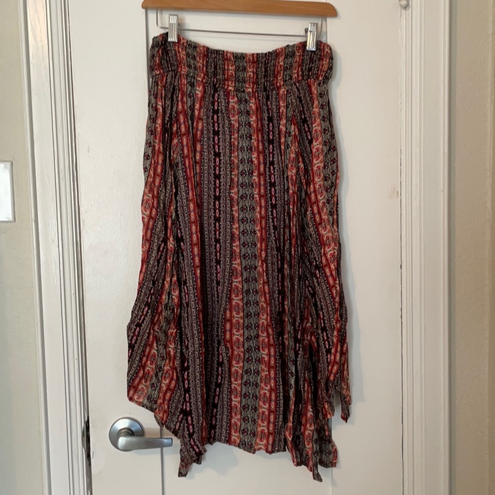 Abercrombie & Fitch Print Midi Skirt